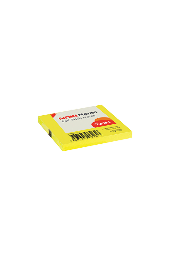 Noki Memo 75X75 mm Post It Limon Sarı
