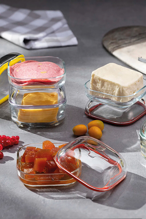 Paşabahçe Plus Saklama Kabı 2'li 200 cc 395 cc Paşabahçe Plus Saklama Kabı 2'li 200 cc 395 cc