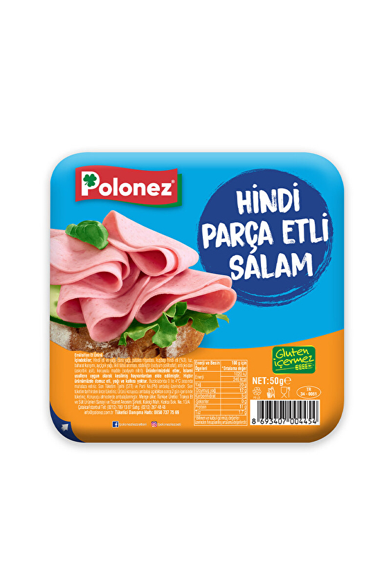 Polonez Hindi Dilimli Salam 50 G