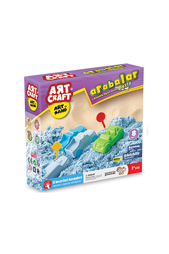Artsand Arabalar Kum Seti 500Gr Artsand Arabalar Kum Seti 500Gr