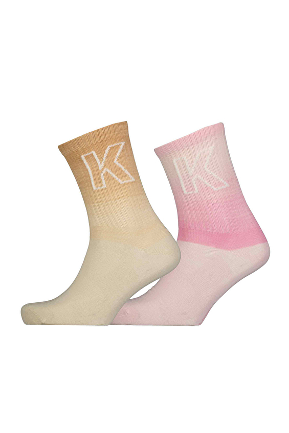 Katia&Bony Kadın 2'li Soket Çorap 12401W3005 Bej/pembe Katia&Bony Kadın 2'li Soket Çorap 12401W3005 Bej/pembe
