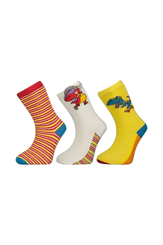 Katia&Bony Çocuk 3'lü Soket Çorap 12501G1036 RNK Renkli Katia&Bony Çocuk 3'lü Soket Çorap 12501G1036 RNK Renkli