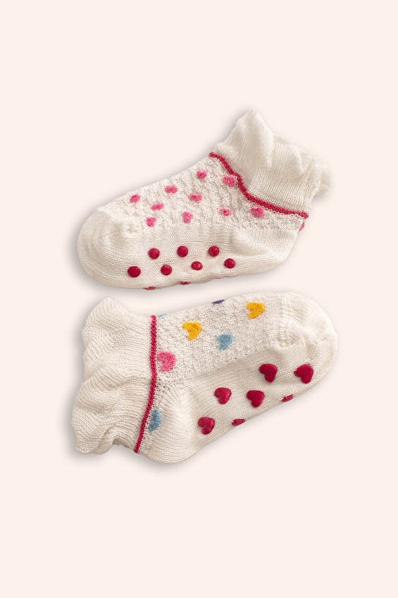 Katia&Bony Bebek 2'li Çorap 12601B1001 BYZ Beyaz
