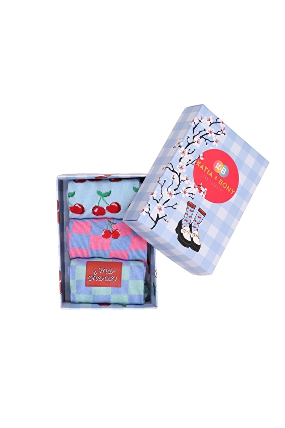 Katia&Bony Çocuk 3'lü Çorap 12601K2012 EKR Renkli Katia&Bony Çocuk 3'lü Çorap 12601K2012 EKR Renkli