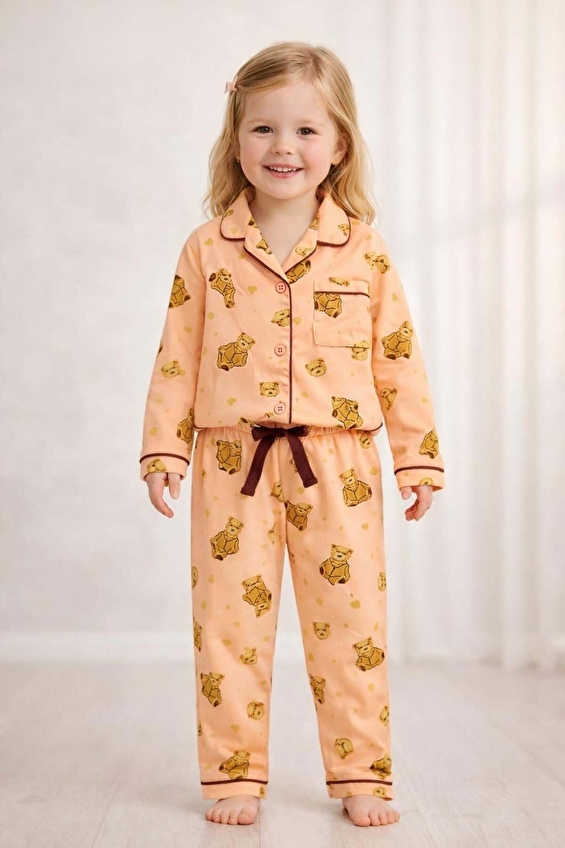 Katia&Bony Kız Çocuk Kutulu Pijama Takımı 22512K2050.TRNC Katia&Bony Kız Çocuk Kutulu Pijama Takımı 22512K2050.TRNC