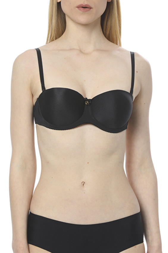 Nbb Sırtı Şeffaf Destekli Straplez Yaka Kadın Straplez Sütyen 3586 Siyah Nbb Sırtı Şeffaf Destekli Straplez Yaka Kadın Straplez Sütyen 3586 Siyah
