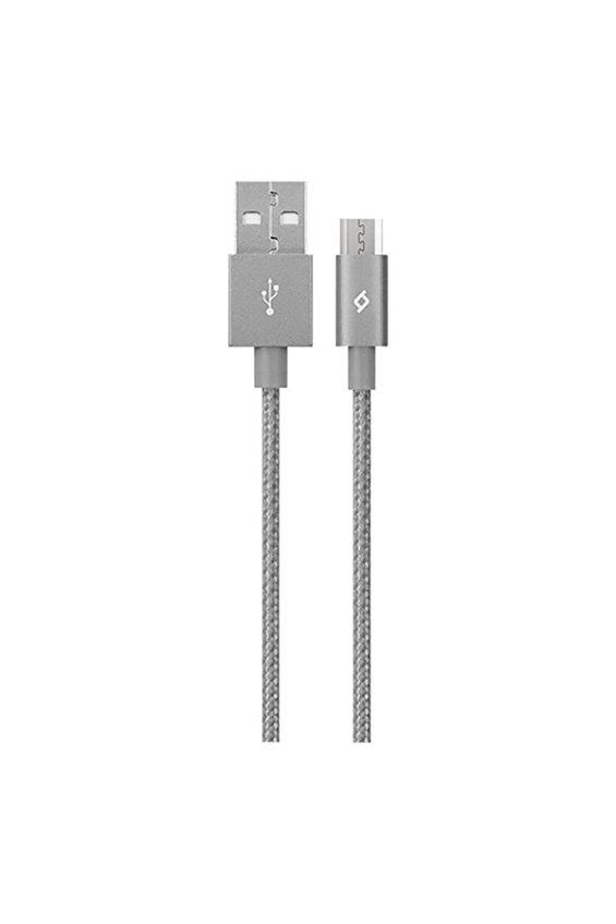 ttec 2DK25UG AlumiCable Mini 30cm Micro Usb Şarj Kablosu - Uzay Grisi