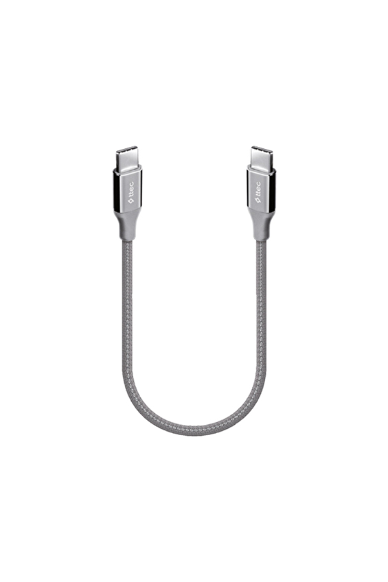 ttec 2DK50UG ttec AlumiCable USB-C - USB-C 30cm 65W PD/QC Hızlı Şarj/Data Kablosu Uzay Grisi Uzay Grisi ttec 2DK50UG ttec AlumiCable USB-C - USB-C 30cm 65W PD/QC Hızlı Şarj/Data Kablosu Uzay Grisi Uzay Grisi