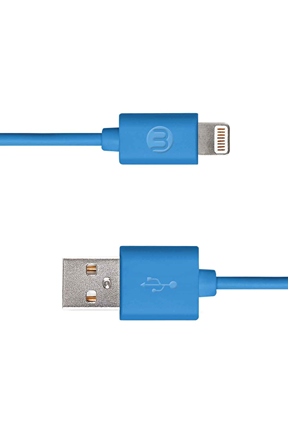 Mojue Şarj ve Veri Aktarım Kablosu Lightning Mavi