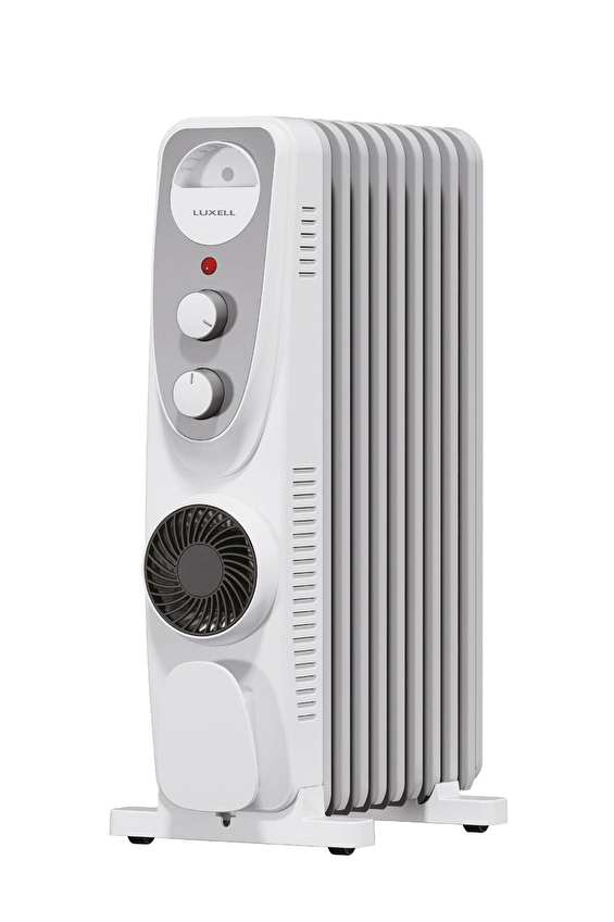 Luxell Yağlı Radyatör Beyaz Gri LUX09-FP-WG