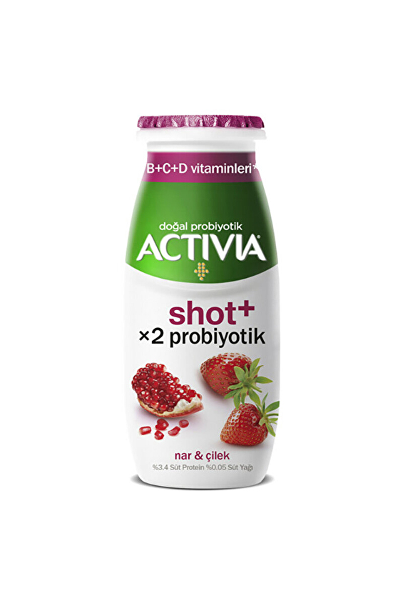 Danone Activia Probiyotik Shot+ Nar&Çilek 80 Ml