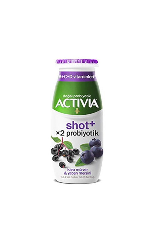 Danone Activia Probiyotik Shot+ Kara Mürver&Yaban Mersinli 80 Ml