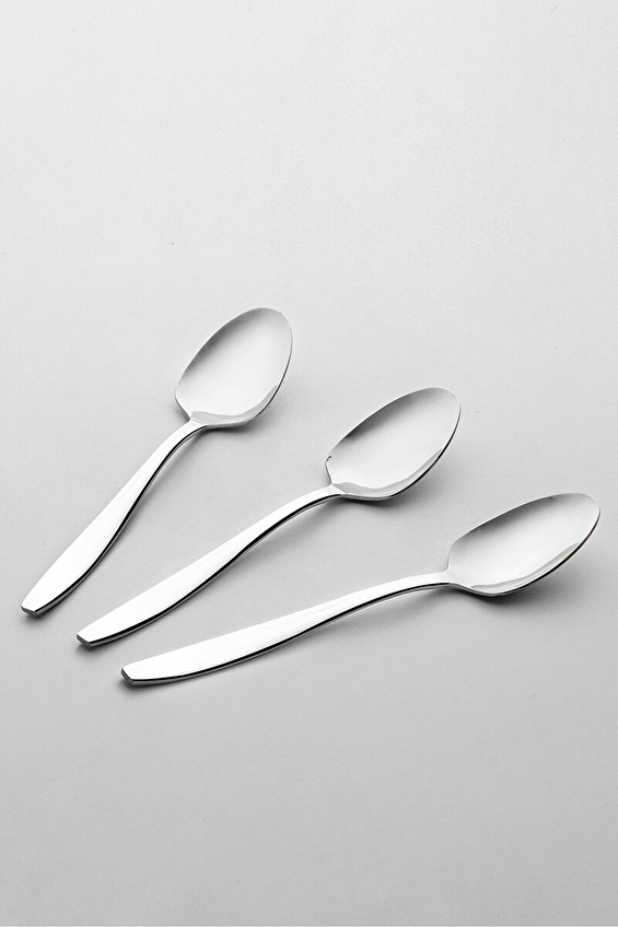 Sahra Nehir Tatlı Kaşığı 3'lü 2 mm Sahra Nehir Tatlı Kaşığı 3'lü 2 mm