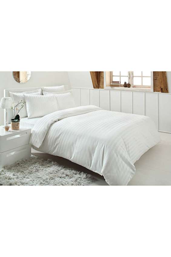 Özdilek Line Tek Kişilik Saten Nevresim Takımı