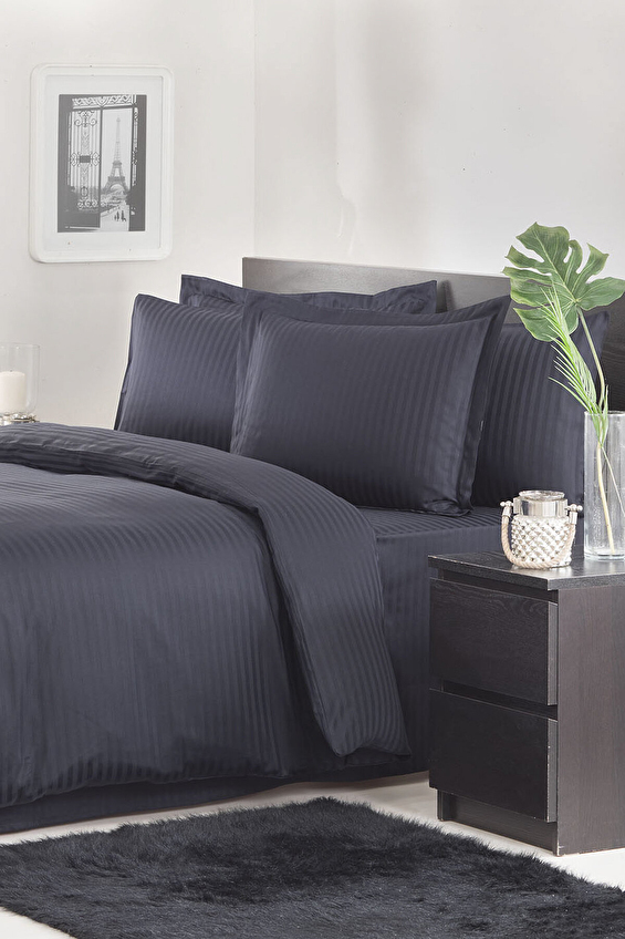 Özdilek Line Çift Kişilik Saten Nevresim Takımı