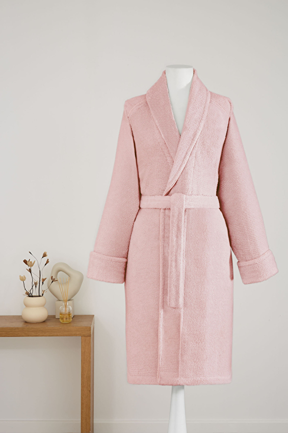 Sadem Organik Pine Şal Yaka Bornoz Sadem Organik Pine Şal Yaka Bornoz