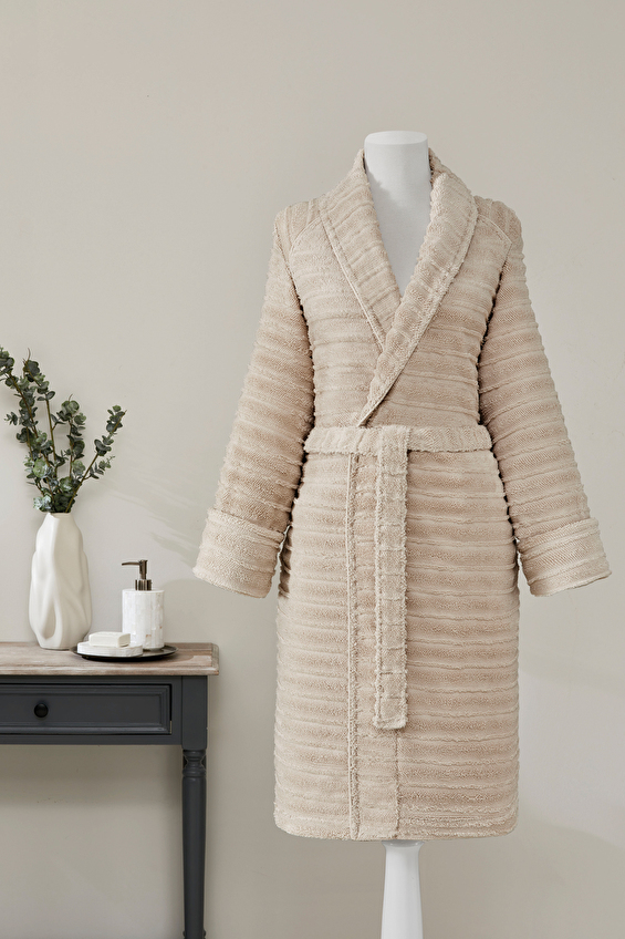 Sadem Organik Linden Şal Yaka Bornoz Sadem Organik Linden Şal Yaka Bornoz