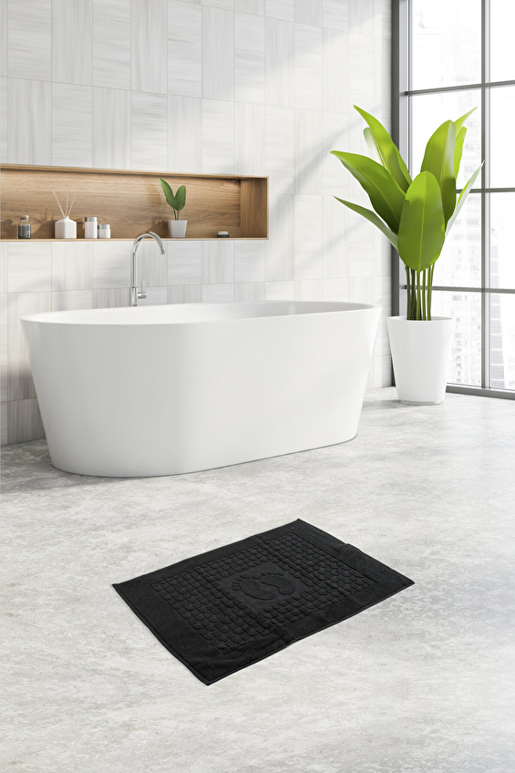 Özdilek Decoral Ayak Havlusu 50x70 cm Siyah