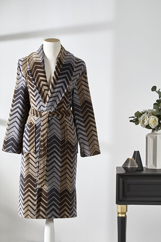 Özdilek Hawai Eclectic Kadife Şal Yaka Bornoz Özdilek Hawai Eclectic Kadife Şal Yaka Bornoz