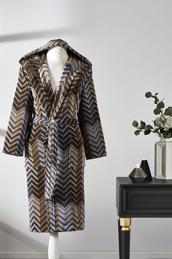 Özdilek Hawai Eclectic Kadife Kapüşonlu Bornoz Özdilek Hawai Eclectic Kadife Kapüşonlu Bornoz