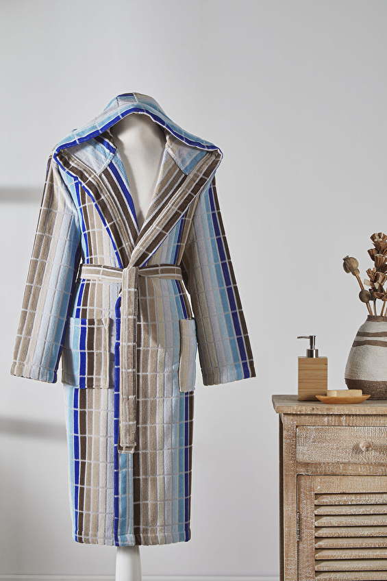 Özdilek Hawai Line Kadife Kapüşonlu Bornoz Özdilek Hawai Line Kadife Kapüşonlu Bornoz