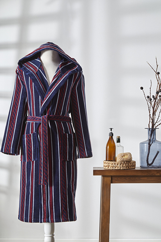 Özdilek Hawai Marin Kadife Kapüşonlu Bornoz Özdilek Hawai Marin Kadife Kapüşonlu Bornoz