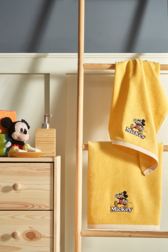 Özdilek Mickey Mouse Happy Disney Lisanslı 2'Li Havlu Set
