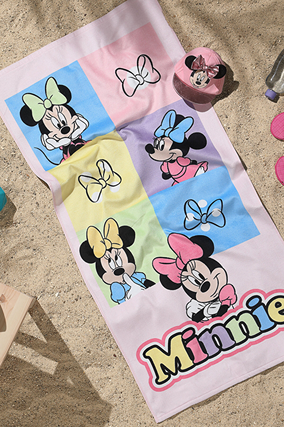 Özdilek Minnie Mouse Face Disney Lisanslı Kadife Plaj Havlusu 60x120 cm Özdilek Minnie Mouse Face Disney Lisanslı Kadife Plaj Havlusu 60x120 cm