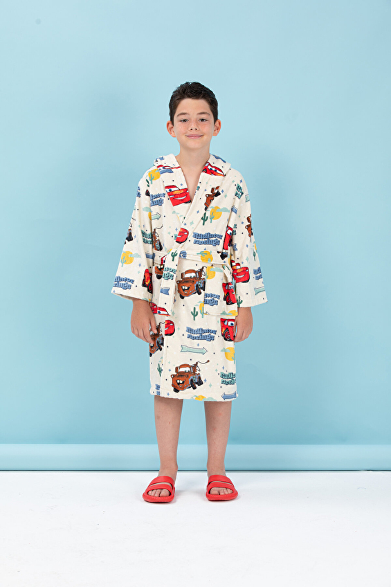 Özdilek Cars Springs Disney Lisanslı Kapüşonlu Çocuk Bornozu 7/8 Yaş Özdilek Cars Springs Disney Lisanslı Kapüşonlu Çocuk Bornozu 7/8 Yaş