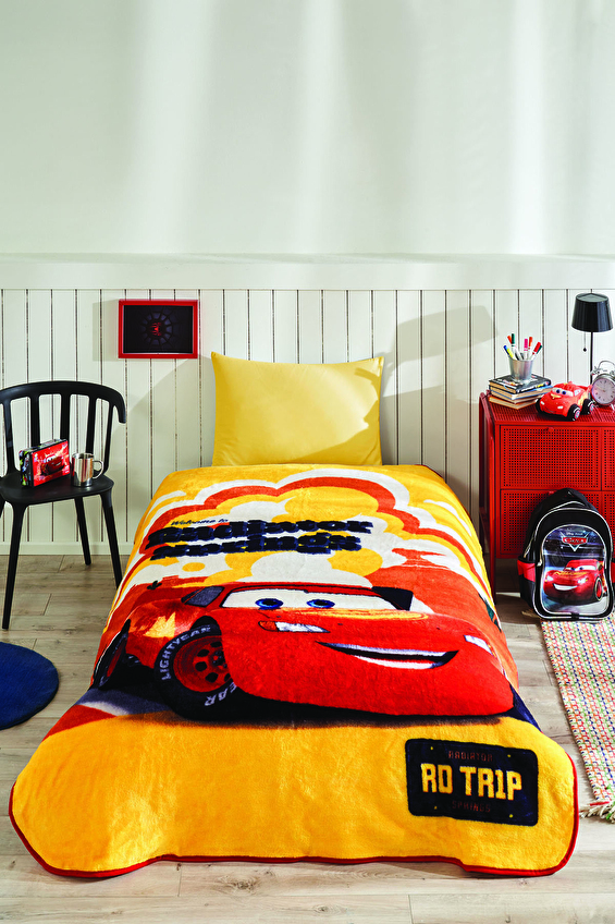 Özdilek Cars Radiator Disney Lisanslı Tek Kişilik Çocuk Battaniyesi 155x215 cm
