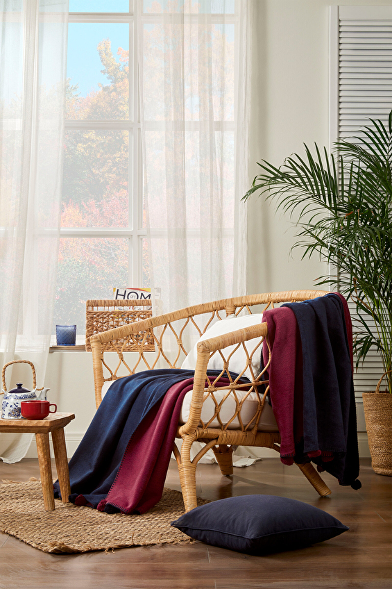 Özdilek Colourist Ponponlu Tek Kişilik Çift Taraflı Pamuklu Battaniye 150x200 cm Özdilek Colourist Ponponlu Tek Kişilik Çift Taraflı Pamuklu Battaniye 150x200 cm