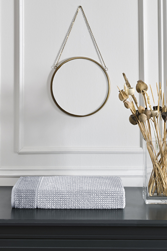 Sadem Organik Plaid Ayak Havlusu 50x75 cm Gri Sadem Organik Plaid Ayak Havlusu 50x75 cm Gri