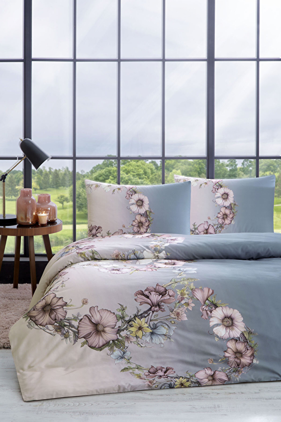 Özdilek Hibiscus Tek Kişilik Soft Life Saten Nevresim Takımı Özdilek Hibiscus Tek Kişilik Soft Life Saten Nevresim Takımı