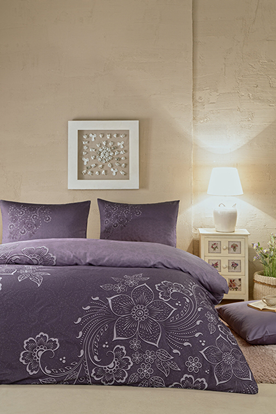 Özdilek Vintage Lily Tek Kişilik Soft Life Saten Nevresim Takımı Özdilek Vintage Lily Tek Kişilik Soft Life Saten Nevresim Takımı