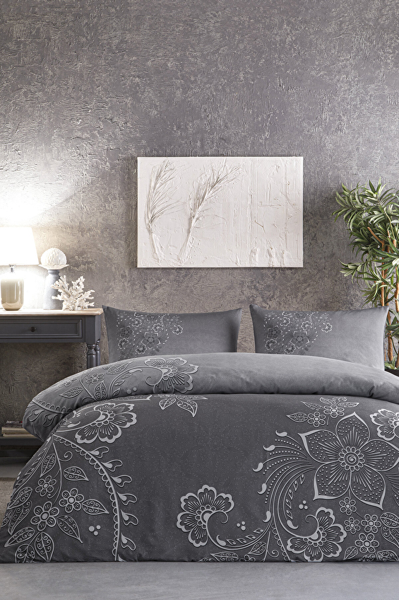 Özdilek Vintage Lily Tek Kişilik Soft Life Saten Nevresim Takımı Özdilek Vintage Lily Tek Kişilik Soft Life Saten Nevresim Takımı