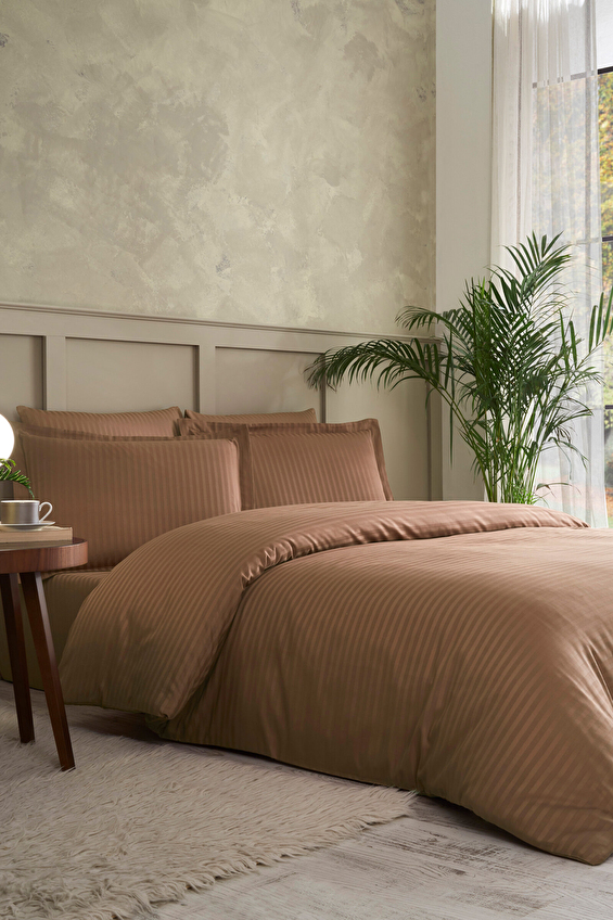 Özdilek Line Tek Kişilik Saten Nevresim Takımı Özdilek Line Tek Kişilik Saten Nevresim Takımı