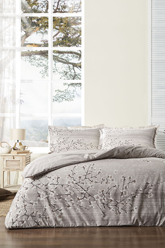 Özdilek Cerezo Flor Çift Kişilik Nevresim Takımı Özdilek Cerezo Flor Çift Kişilik Nevresim Takımı