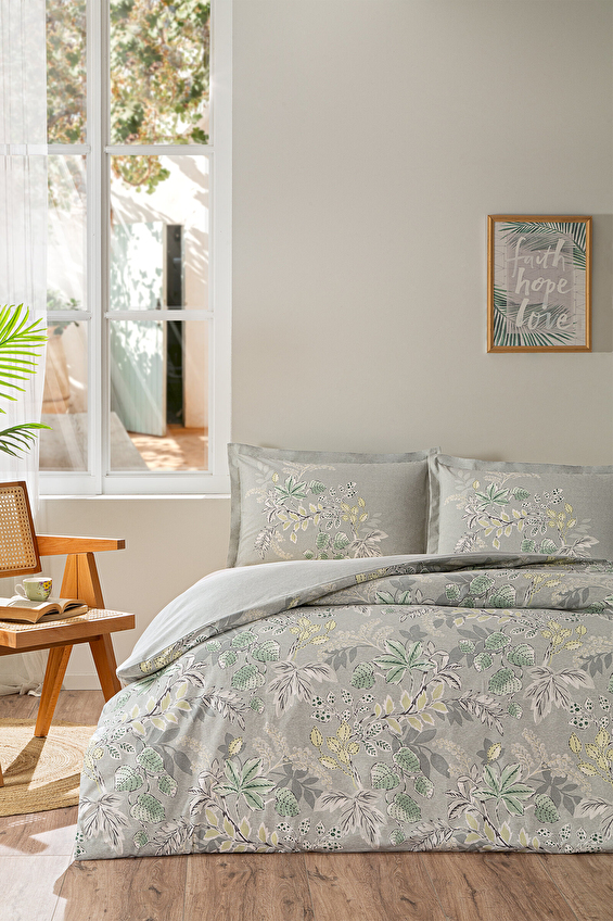 Özdilek Green Leaf Çift Kişilik Nevresim Takımı Özdilek Green Leaf Çift Kişilik Nevresim Takımı