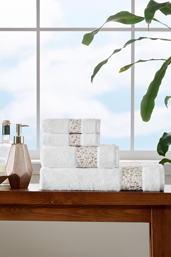 Özdilek Daniela Nakışlı Havlu Seti Özdilek Daniela Nakışlı Havlu Seti