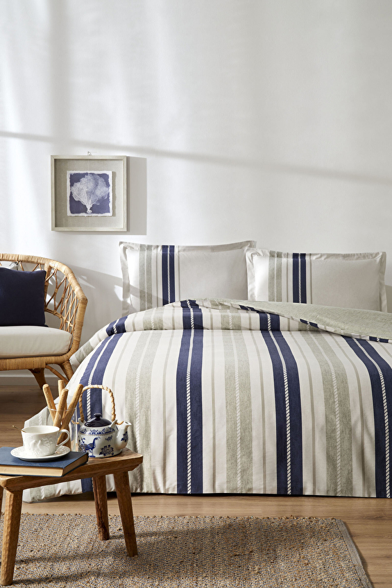 Özdilek Marin Line Çift Kişilik Nevresim Takımı Özdilek Marin Line Çift Kişilik Nevresim Takımı