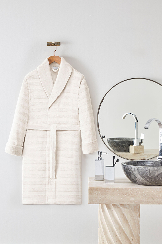 Cottons & Clouds Soft Color Şal Yaka Bornoz Cottons & Clouds Soft Color Şal Yaka Bornoz