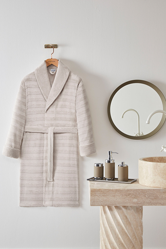 Cottons & Clouds Soft Color Şal Yaka Bornoz Cottons & Clouds Soft Color Şal Yaka Bornoz