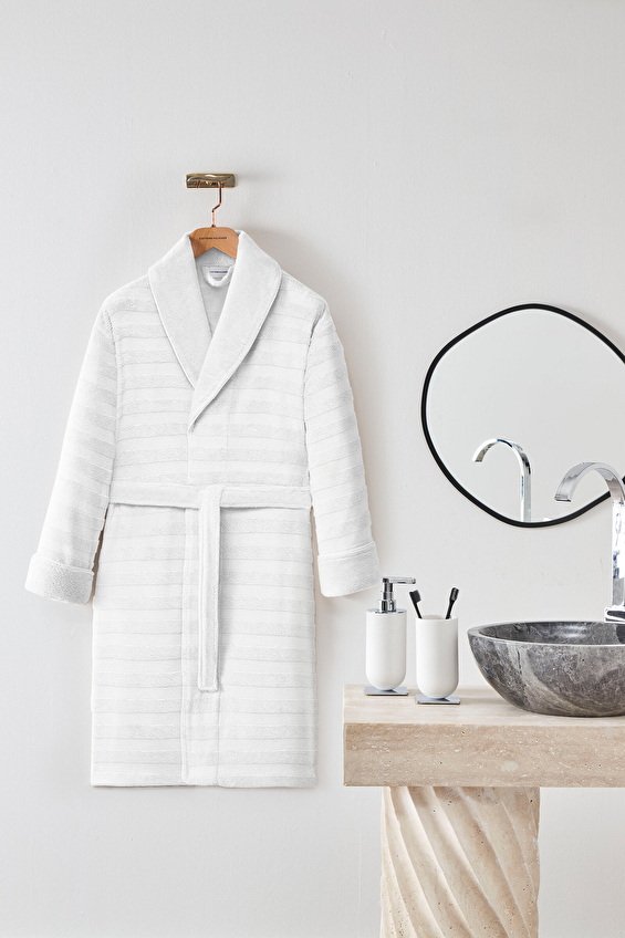 Cottons & Clouds Soft Color Şal Yaka Bornoz Cottons & Clouds Soft Color Şal Yaka Bornoz