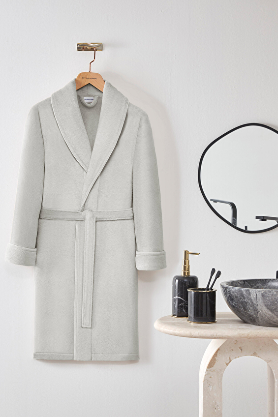 Cottons & Clouds Solid Towel Şal Yaka Bornoz Cottons & Clouds Solid Towel Şal Yaka Bornoz