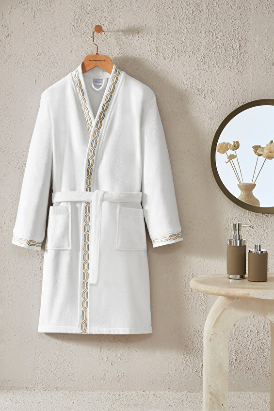 Cottons & Clouds Jewel Nakışlı Kimono Bornoz Cottons & Clouds Jewel Nakışlı Kimono Bornoz