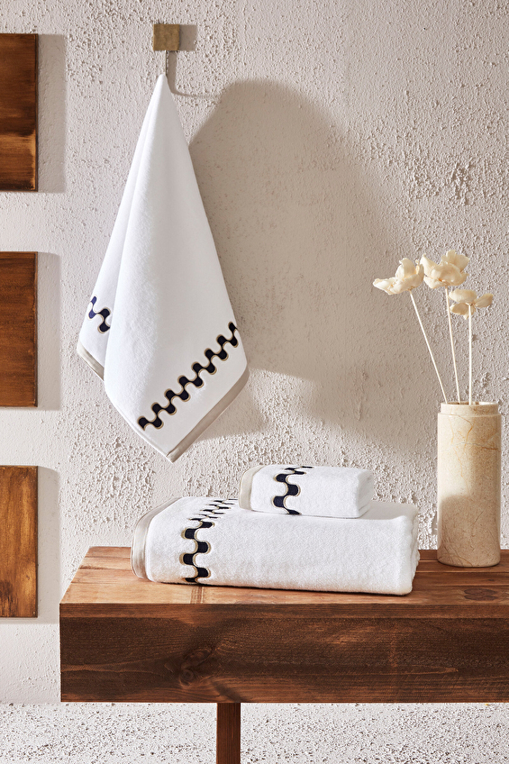 Cottons & Clouds Wave Nakışlı Mutfak ve Kurulama Havlusu 30 x 50 cm Cottons & Clouds Wave Nakışlı Mutfak ve Kurulama Havlusu 30 x 50 cm