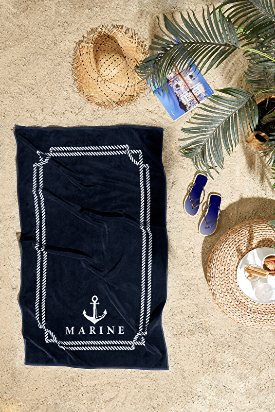 Özdilek Sun Maritime Line Plaj Havlusu 90x150 cm Özdilek Sun Maritime Line Plaj Havlusu 90x150 cm