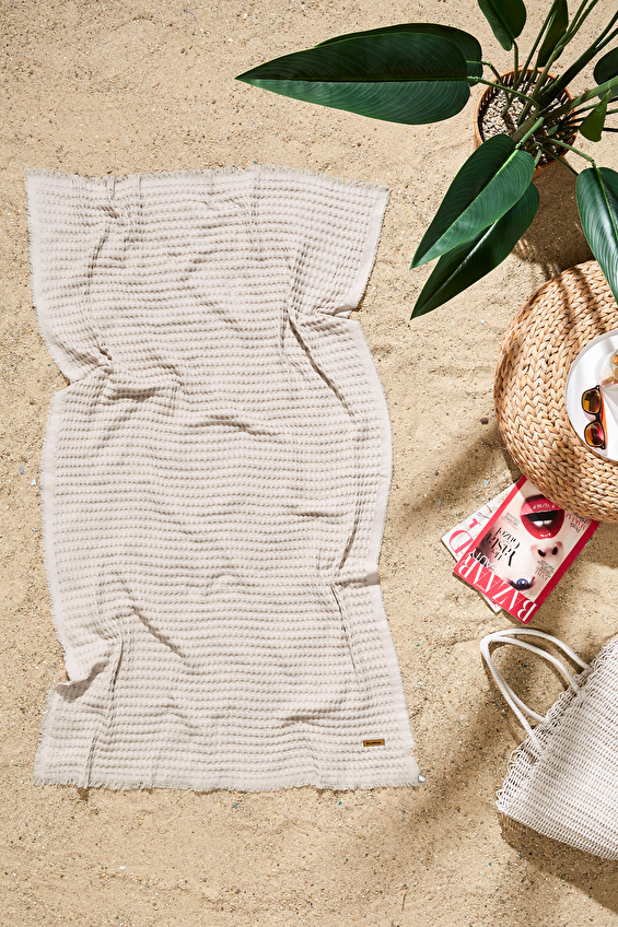 Özdilek Waffle Plaj Havlusu 70x140 cm Özdilek Waffle Plaj Havlusu 70x140 cm