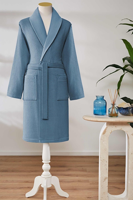 Özdilek Feather Şal Yaka Erkek Bornoz Özdilek Feather Şal Yaka Erkek Bornoz