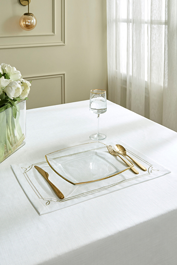 Özdilek Borde 2'li Amerikan Servis 32x48 cm Özdilek Borde 2'li Amerikan Servis 32x48 cm